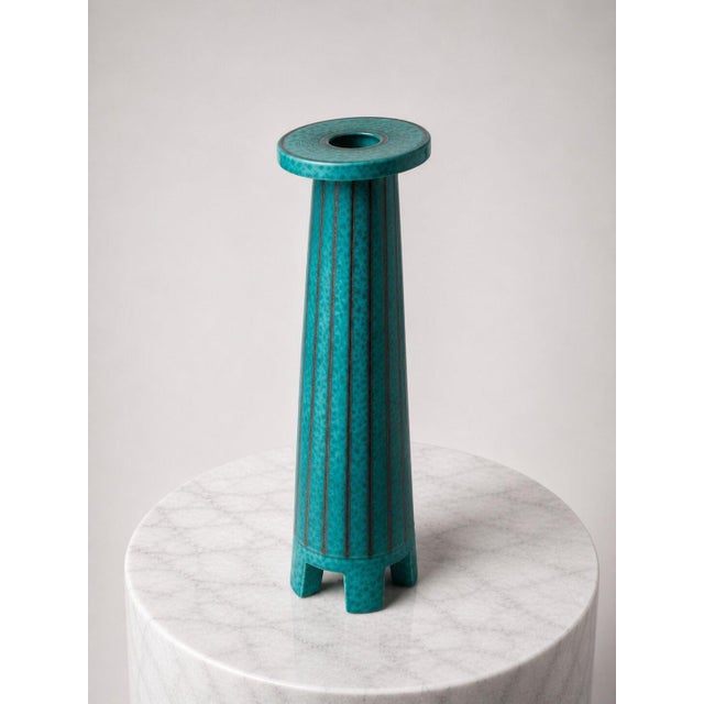 Gustavsberg Argenta Vase by Wilhelm Kåge for Gustavsberg, Sweden, 1930s For Sale - Image 4 of 9