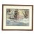 Edwin J Mets-(1926-2003)-Watercolor -Central New York Winter Scene For Sale