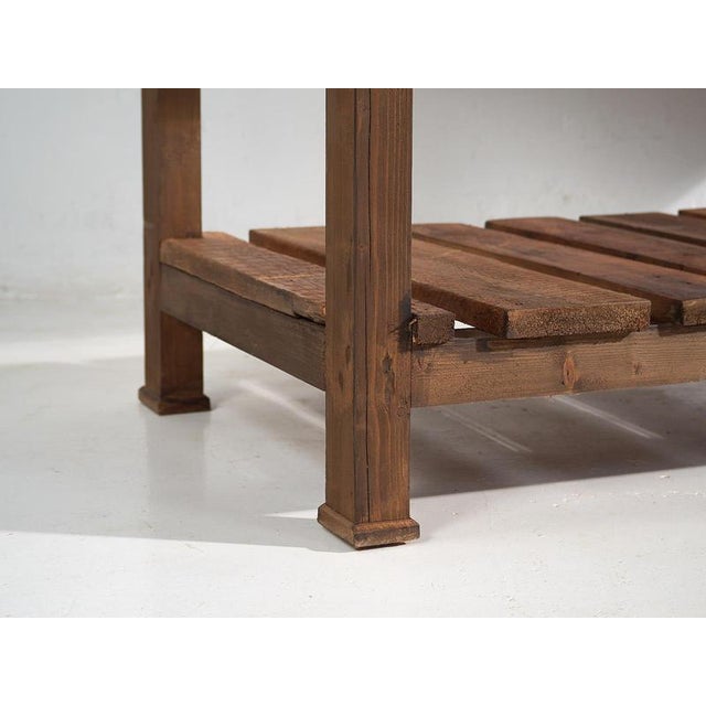 Wood Kitchen Island, 1920s For Sale - Image 6 of 16