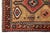 Brown Vintage Persian Shiraz Scatter Wool Rug in Brown With Geometric Pattern For Sale - Image 8 of 8
