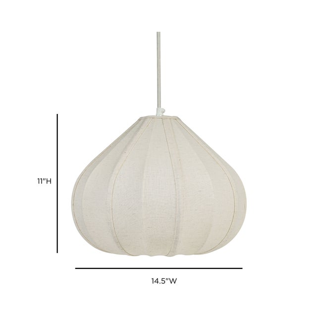 2020s Zubeda Cotton Teardrop Pendant Lamp, Small For Sale - Image 5 of 6