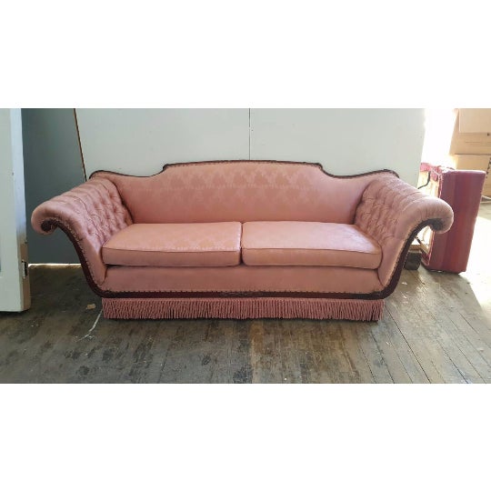 Antique Victorian Pink Loveseat Sofa Chairish