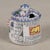19th Century French Faience Fleur-De-Lis Lidded Pot, Hand-Painted For Sale - Image 4 of 12
