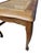 Brown Solid Wood Antique Oak Dining Chairs With Cane Seats Set of 5 — Antique, P. Derby Boston Label For Sale - Image 8 of 11
