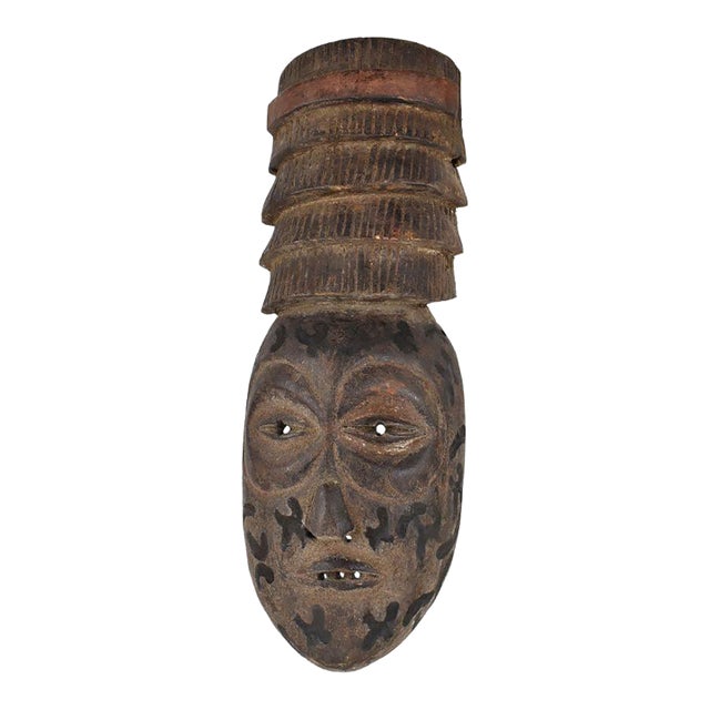 Early 20th Century Sukuma Wood Mask Tanzania For Sale