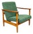 GFM-142 Armchair in Green Boucle from Edmund Homa, 1970s For Sale