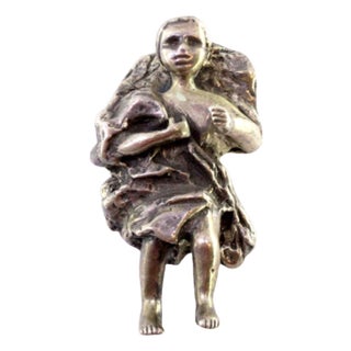 Miniature of Baby Jesus in Silver For Sale