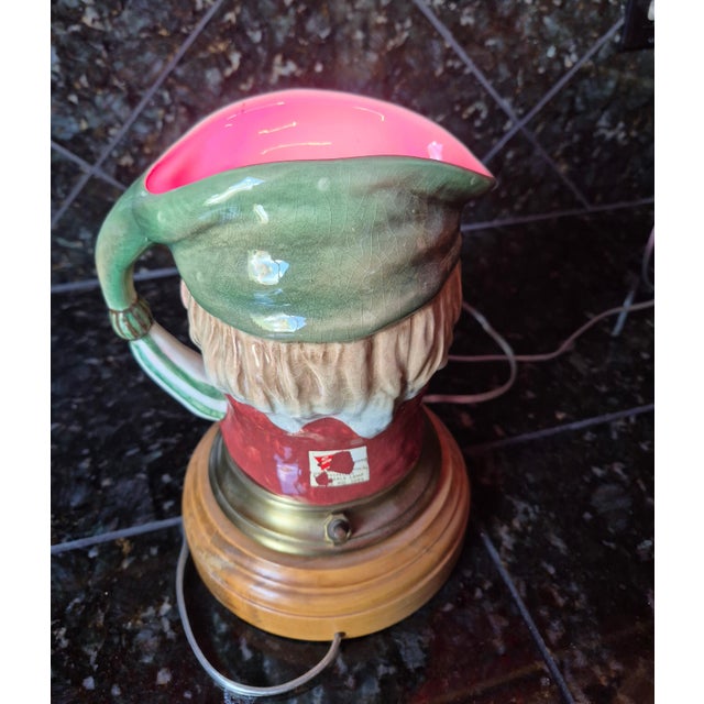 Mid 20th Century Beswick Ware "Scrooge" Character Jug Uplight Accent Lamp (Jg) For Sale - Image 4 of 6