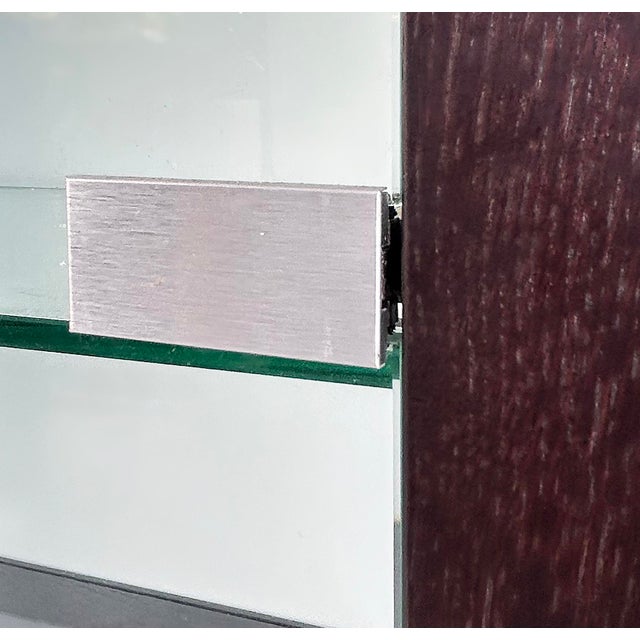 Roche Bobois China Display Cabinet Encased in Glass With Interior Lighting For Sale - Image 13 of 17