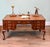 Victorian Mahogany Chippendale Desk with Leather Top, 1890 For Sale - Image 9 of 9