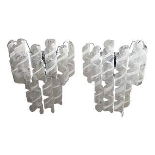 Wall Sconces in Murano Glass by Simoeng, Set of 2 For Sale