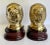 Vintage Brass and Rosewood Lion Bookends For Sale - Image 13 of 13
