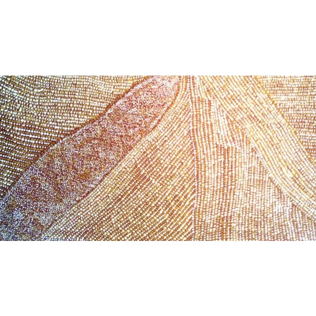 Mid 20th Century diptych of "Mountain Devil Lizard Dreaming" by Kathleen Petyarre - Pair For Sale - Image 5 of 6