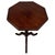 An elegant 19th-century English side table, finely crafted from mahogany and distinguished by its beautifully shaped...