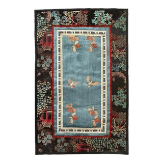 Antique Chinese Silk Embroidered Panel or Textile Art Piece For Sale