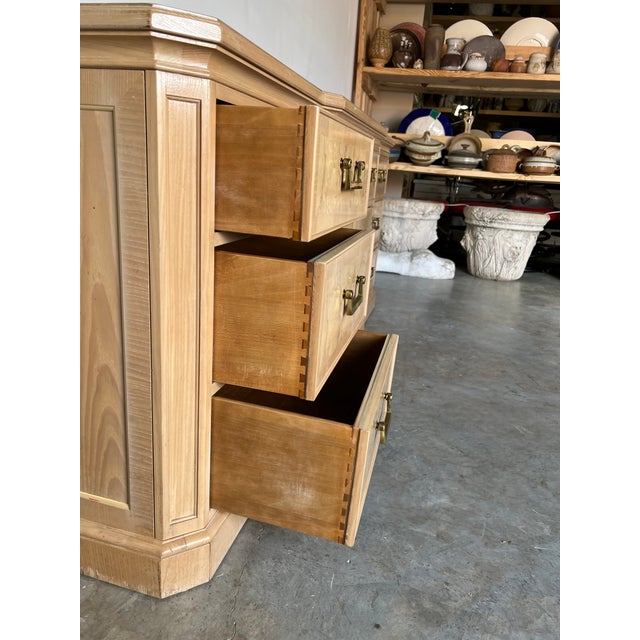 Vintage Burl Wood Dresser by Heritage From the Corinthian Collection
