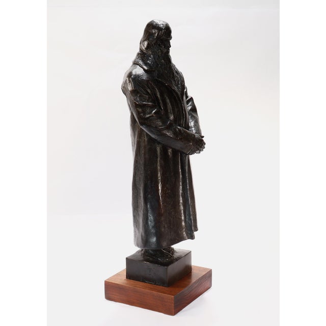 Early 21st Century Elder, a Full Figure Male Bronze Sculpture by Julia Levitina For Sale - Image 5 of 16
