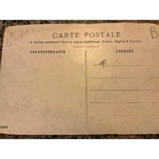 Art Deco Antique French Easter Postcard Featuring Dogs For Sale - Image 3 of 5