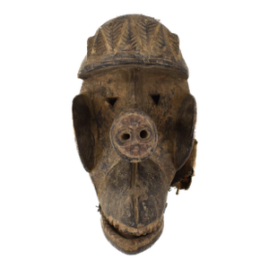 Early 20th Century Dan Guerre Guere Mask Cote d'Ivoire