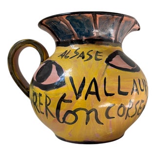 Vallauris Jaber Pitcher, 1993 For Sale