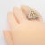 1990s 1990s Loree Rodkin White & Yellow Gold Diamond Cross Shield Crest Ring For Sale - Image 5 of 12
