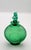 Vintage French Perfume Bottle in Emerald Green Glass by René Lalique, 1920 For Sale - Image 10 of 11