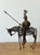 This striking vintage Brutalist sculpture portrays the legendary literary figure Don Quixote de la Mancha in a masterclass...