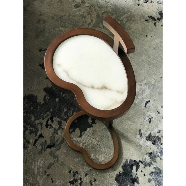 Art Deco Style Vesper Martini Table in Bean Shape by Casa Botelho For Sale - Image 10 of 13