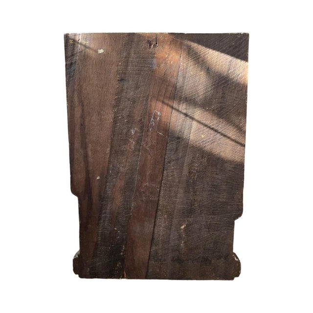 Early 20th Century Commemorative Panel on Mexico Carved, Gilded, and Polychrom, 1920 For Sale - Image 6 of 16