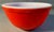 Pyrex Set 4 Pyrex Mixing Bowls Primary Colors Original 1940s No Numbers Footed Bases Rolled Rims Nesting Bowls For Sale - Image 4 of 13