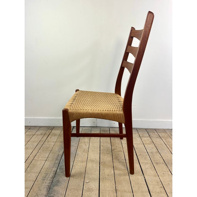 Mid-Century Modern Vintage Danish Dining Chairs by Arne Wahl Iversen, 1960s, Set of 8 For Sale - Image 3 of 13