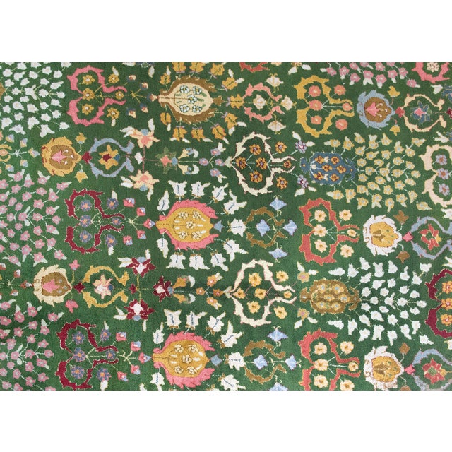 Rare Early 20th Century German Tetex Tabriz Rug For Sale - Image 4 of 16