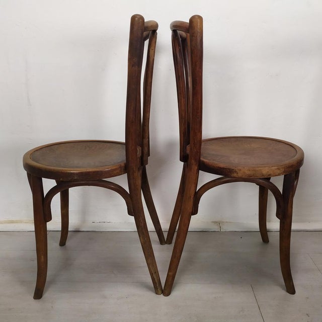 Bistro Chairs from Baumann, 1890s, Set of 12 For Sale - Image 10 of 18
