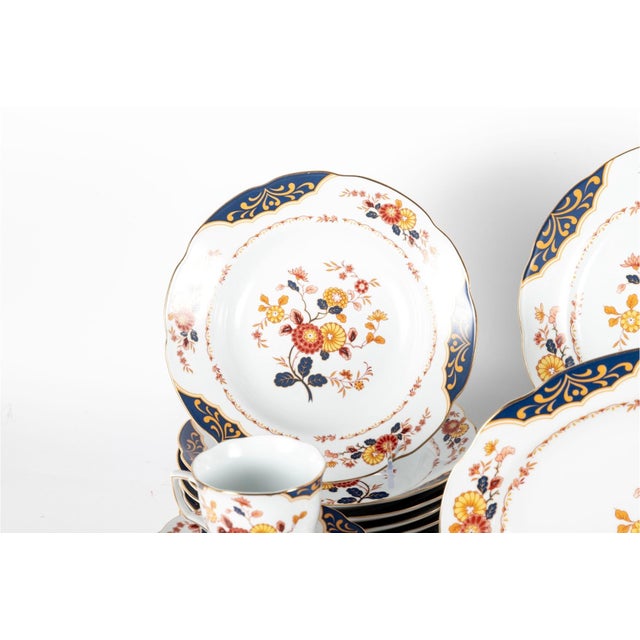 White Vintage Mid-Century Modern Premiere "Canton Fair" Porcelain Dinner Service for 8 - 44 Pieces For Sale - Image 8 of 9