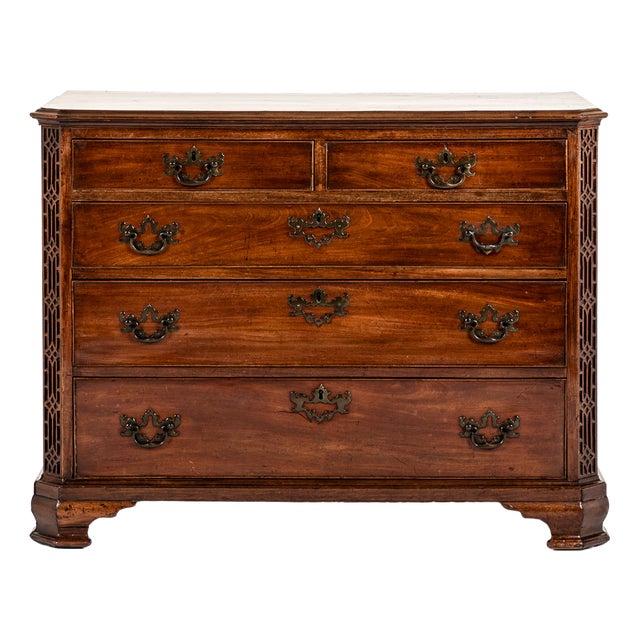Small George Iii Mahogany Chest For Sale