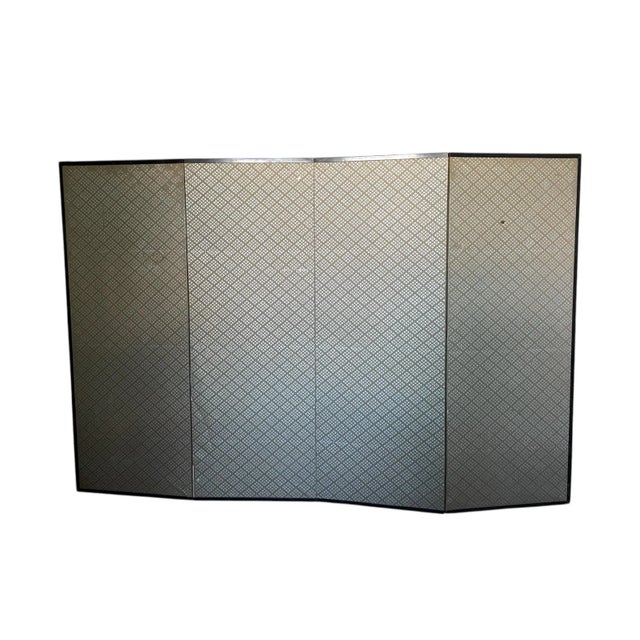 1950s Japanese Landscape Screen For Sale - Image 11 of 11