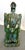 Green 1970's Hollywood Regency Large Green Glaze Ceramic Elephant Symbolizing Good Fortune and Positive Energy For Sale - Image 8 of 14
