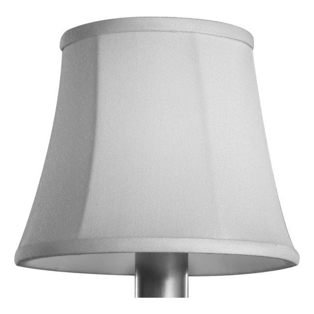 Visual Comfort Signature 4" Pleated Silk Shade For Sale