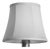 Visual Comfort Signature 4" Pleated Silk Shade For Sale