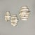 Mid-Century Swiss Metal & Glass Fun Wall Lamps attributed to Verner Panton for Luber, 1960s, Set of 3 For Sale - Image 14 of 16