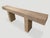 Andrianna Shamaris Teak Wood Log Console Table For Sale - Image 4 of 18