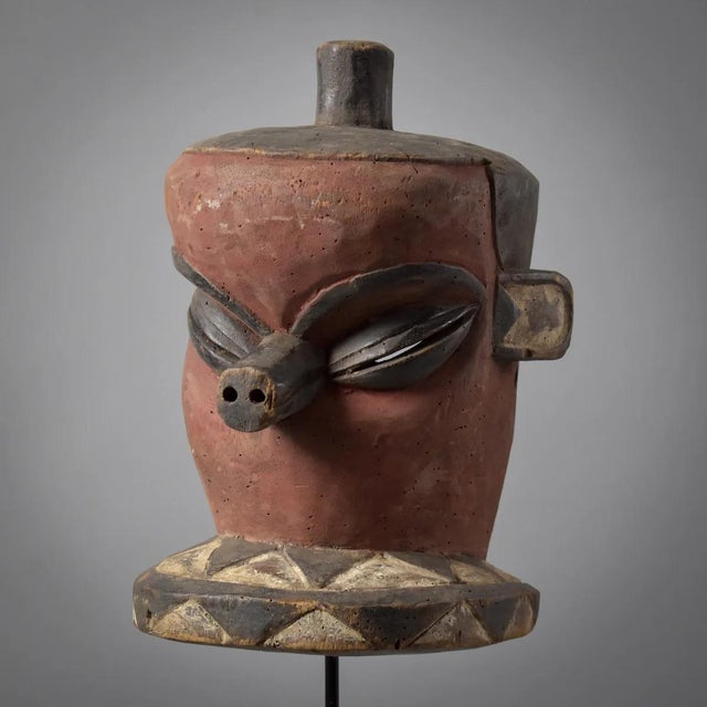 Wood Early 20th Century Pende Mask For Sale - Image 7 of 11