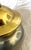 Vintage MCM Silver & Brass Metal Ginger Jar Table Lamp For Sale In Palm Springs - Image 6 of 8