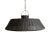 Modern hand woven black stained wicker pendant light. Wonderful on its own or in groupings. Each may be slightly unique in...