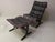 Set of Leather Lounge Chair with Ottoman by Westnofa, Norway, 1960s For Sale - Image 6 of 12