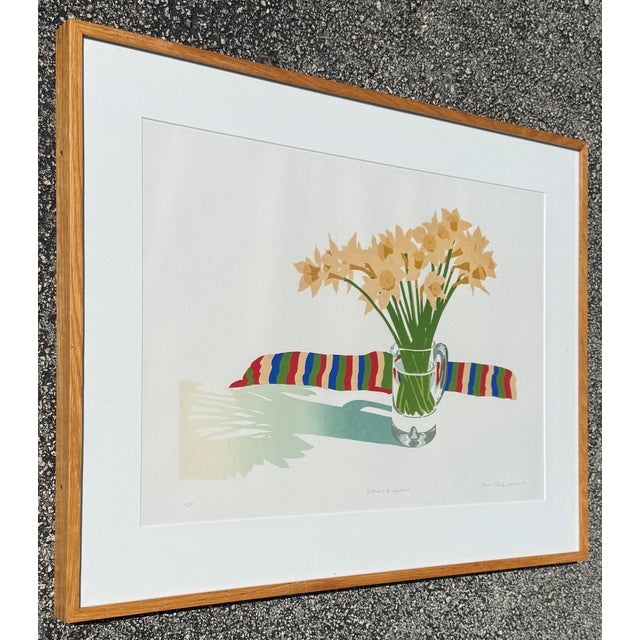 Number 5 of 35, limited edition by Ilana Richardson, an internationally known painter and printmaker. Titled "Daffodils &...