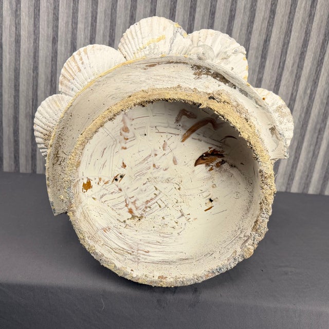 White Contemporary Female Bust of Undersea Queen Encrusted in Seashells For Sale - Image 8 of 8