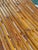 Oversized 73" Mid-Century Curved Bamboo Sling Bench – Japanese Zen Style For Sale - Image 16 of 16