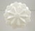Vintage Art Deco Scalloped Stenciled Opal Glass Pendant Light For Sale In New York - Image 6 of 8