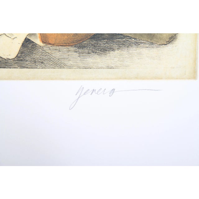 Artist: Miguel Herrera, Chilean (1935 - ) Title: Still Life with Strawberries Year: circa 1980 Medium: Etching and...
